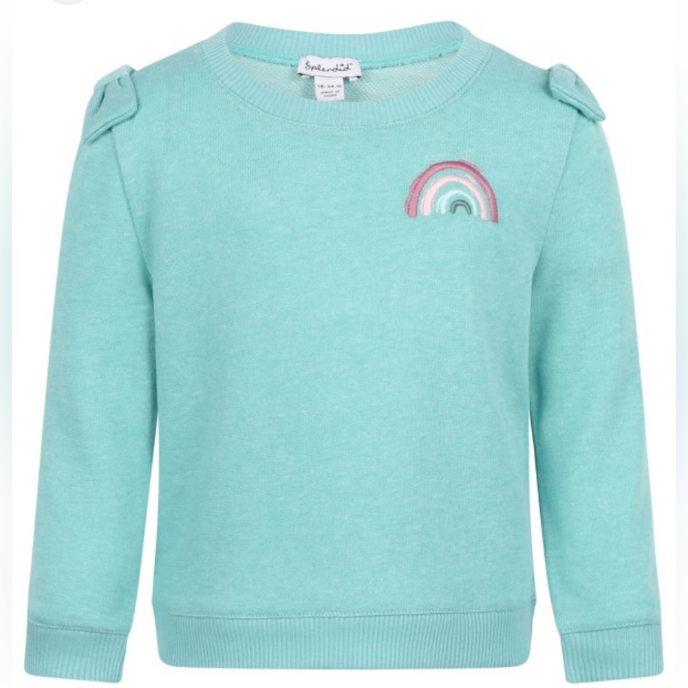 Splendid girls rainbow sweatshirt - size 4